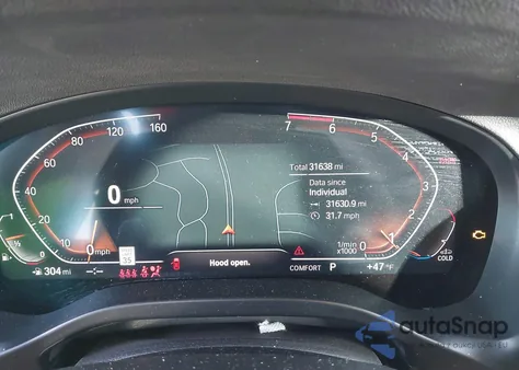 2022 BMW X3 Sdrive30I z USA, uszkodzony, nr VIN 5UX43DP0XN9M44011